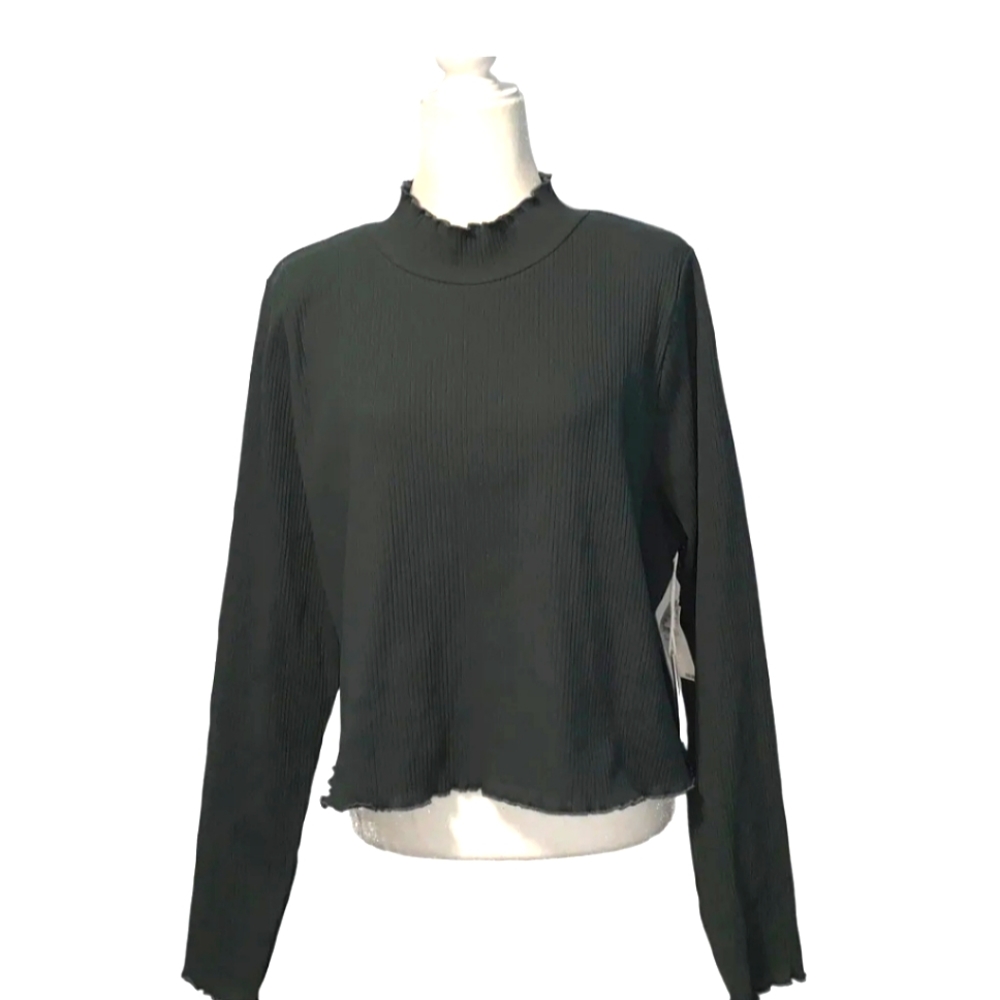 NWT Good American Army Green Tunic Sz 6
